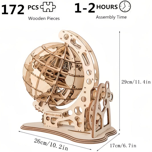 Holz 3D Puzzle Mechanisches Modell  Kreative Geschenkidee für Zuhause, Perfekt für Bürodekoration und Wohnaccessoires.
